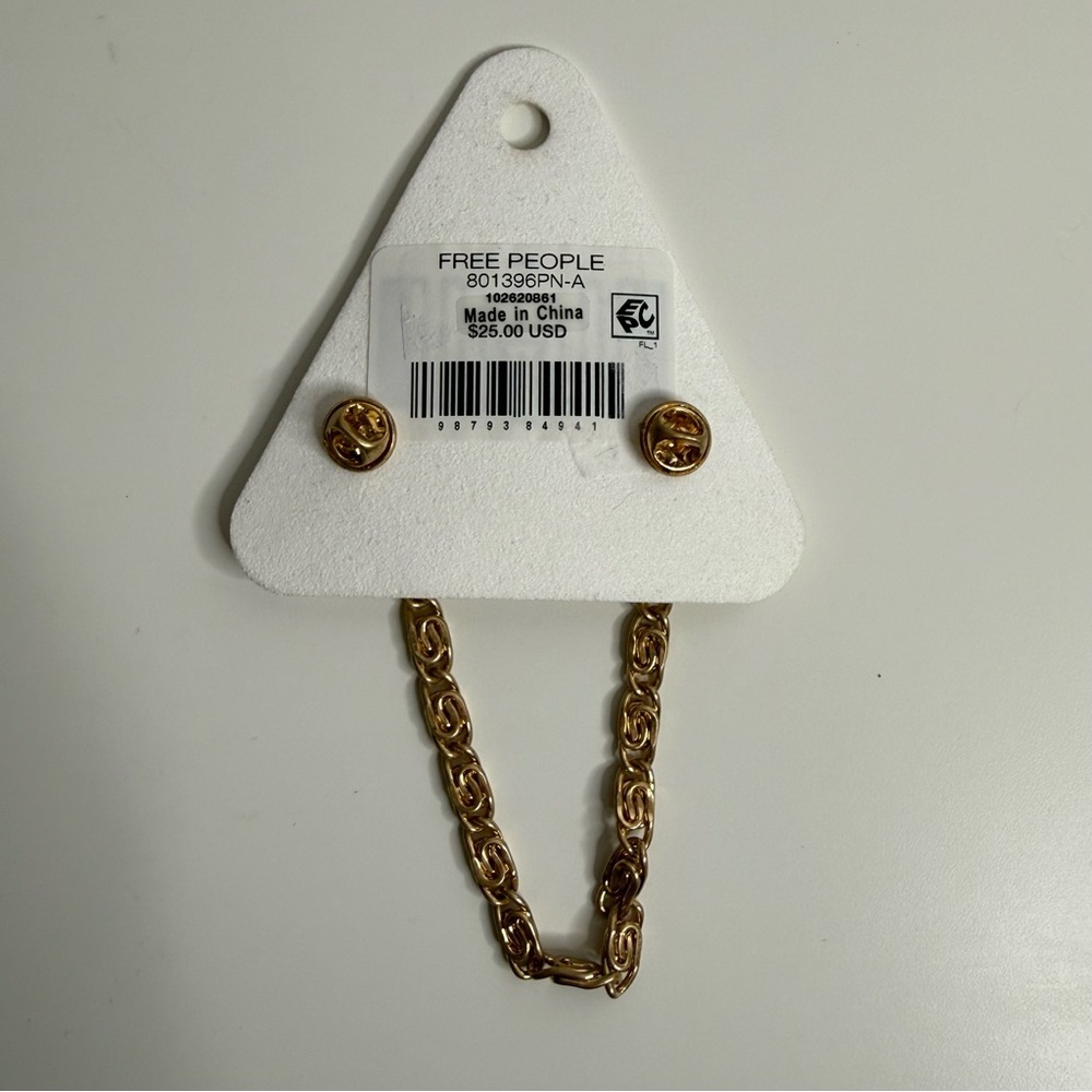 Free People Chancellor Star Pin - Golden Rose NWT - Picture 4 of 4